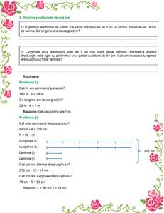 elemente intuitive de geometrie probleme rezolvate clasa a IV a 4