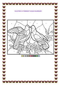 Citirea scrierea, ordonarea, compararea numerelor naturale de la 0 la 20 MEM clasa I fisa 2.2
