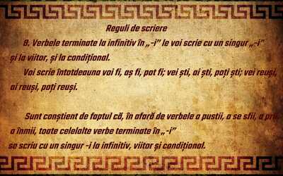 reguli de scriere corecta