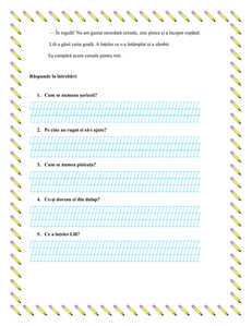 Șoriceii   transcriere grupurile de litere ce, ci, ghe, ghi, che, chi 2