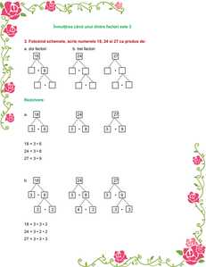 Inmultirea cand unul dintre factori e 3 exercitii rezolvate